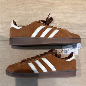 Adidas Jabbar Low HQ7489 | Wild Brown White Gum | Men’s Size 9.5 / Women’s 10.5